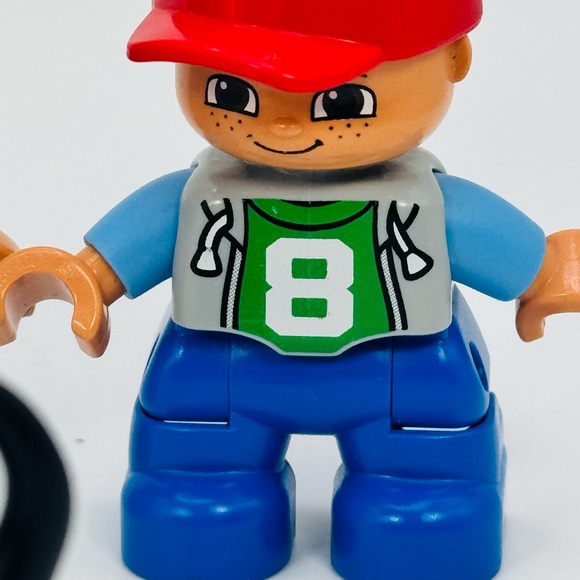 Lego Duplo Lot Boys Girls Dog Cat Circus Zoo Pilot Boy 6 Piece Toy Bundle - Picture 6 of 14